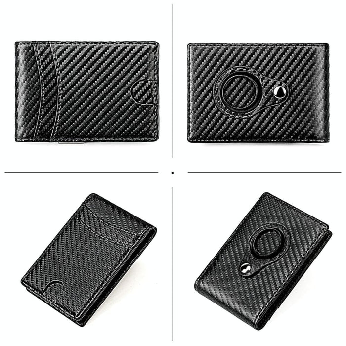 Mens Rfid Leather Wallet With Tracker Pocket