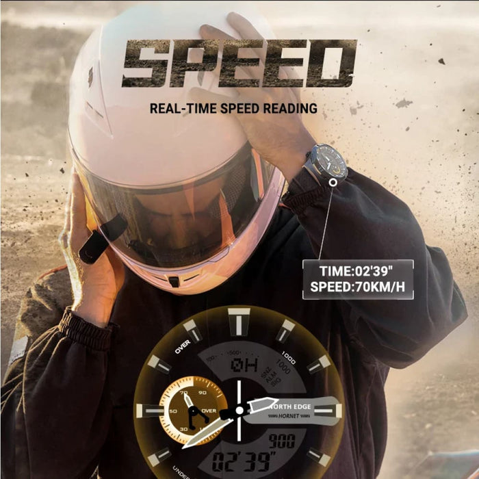 Mens Running Cycling Waterproof 50m Spots Digital Watch