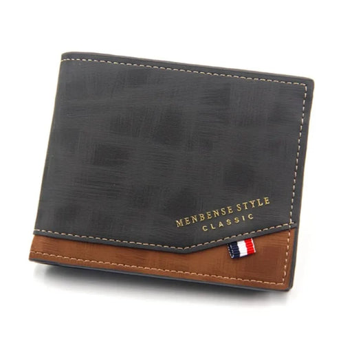 Mens Short Leather Wallet With Large Capacity And Multi