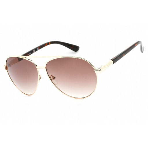 Mens Sunglasses By Guess Gf022132f Golden 59 Mm