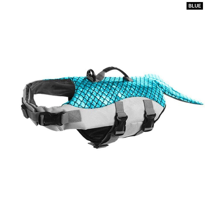 Mermaid Dog Life Jacket Adjustable Floatation Pet Vest