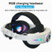 For Meta Quest 3 Usb Rechargeable Rgb Lighting Effect