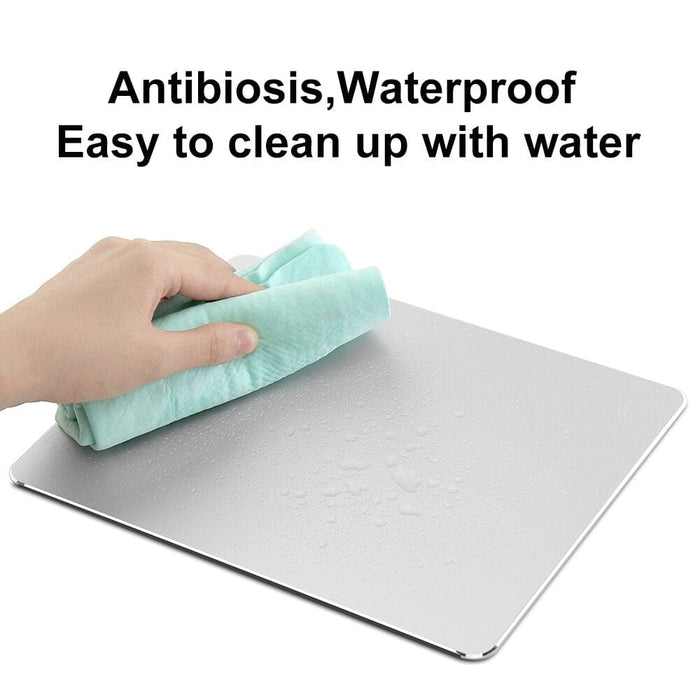 Metal Aluminum Mouse Pad Mat Smooth Magic Ultra Thin Double