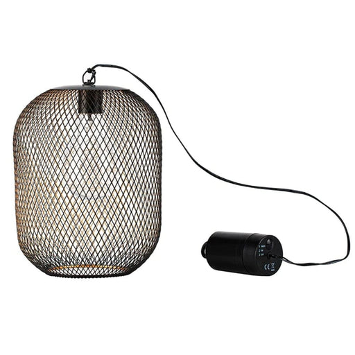 Metal Battery Operated Hanging Decorative Lamp With Warm