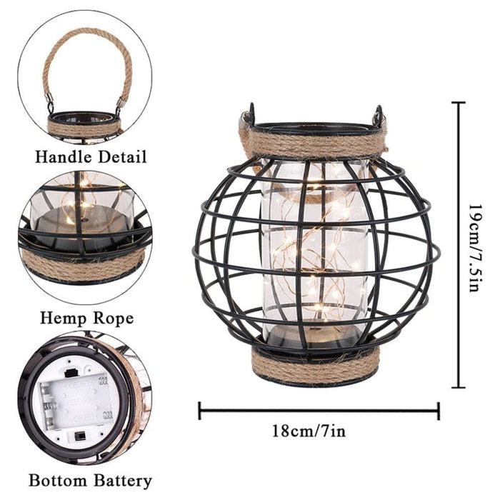 Metal Battery Powered Led Table Lamp For Wedding Home Decor