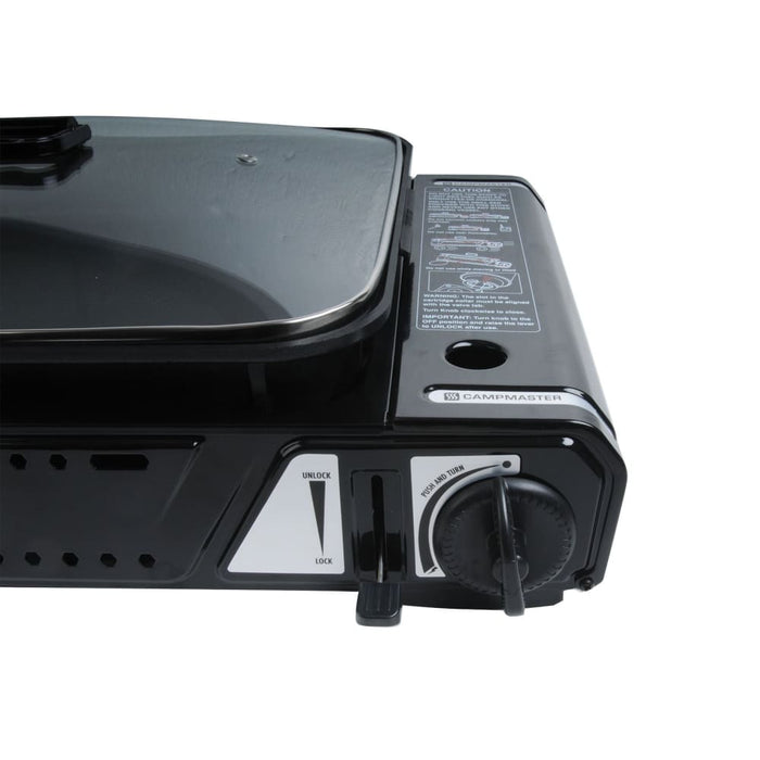 Metal Butane Grill Stove With a Sturdy Carry Case - Aga