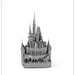 3d Metal Cinderella Castle Puzzle Diy Model Building Kit Toy