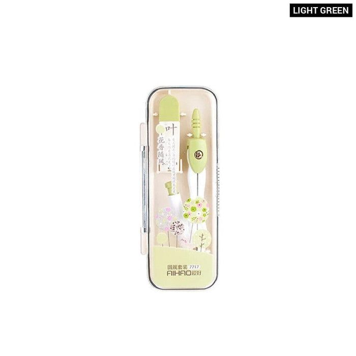 Metal Compass Set with 0.7mm Lead Refill Geometry Tools