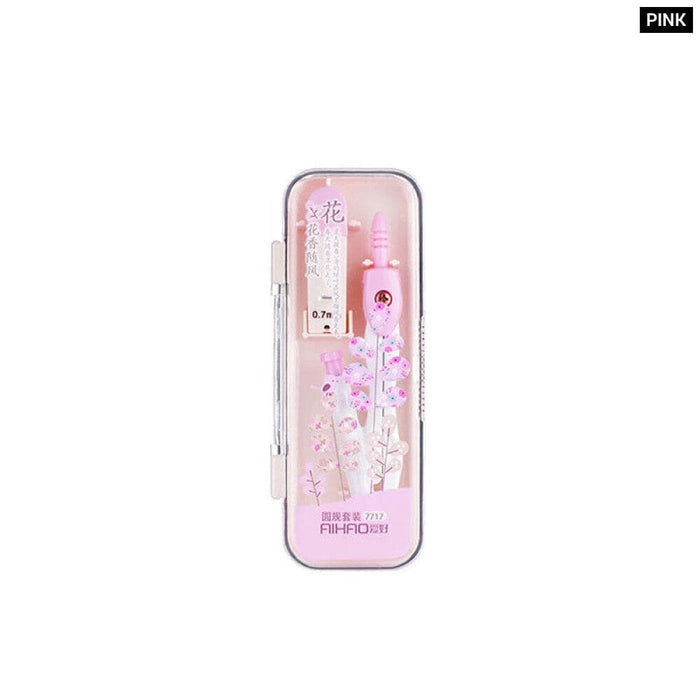 Metal Compass Set with 0.7mm Lead Refill Geometry Tools