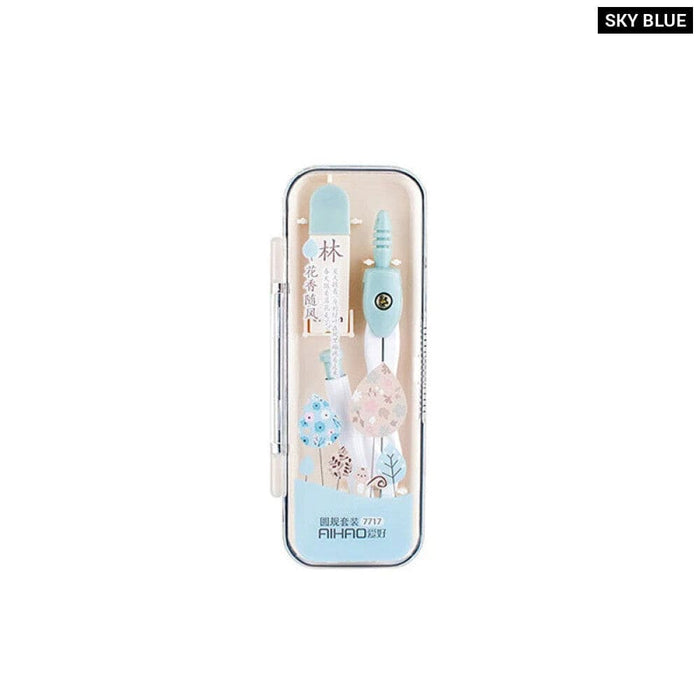 Metal Compass Set with 0.7mm Lead Refill Geometry Tools