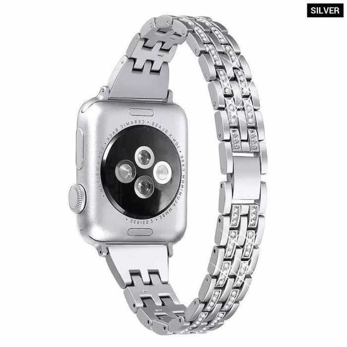 Metal Diamond Strap For Apple Watch