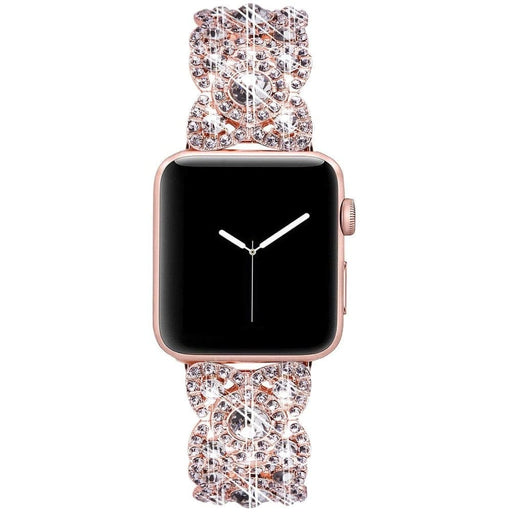 Metal Diamond Wristband Strap For Apple Iwatch