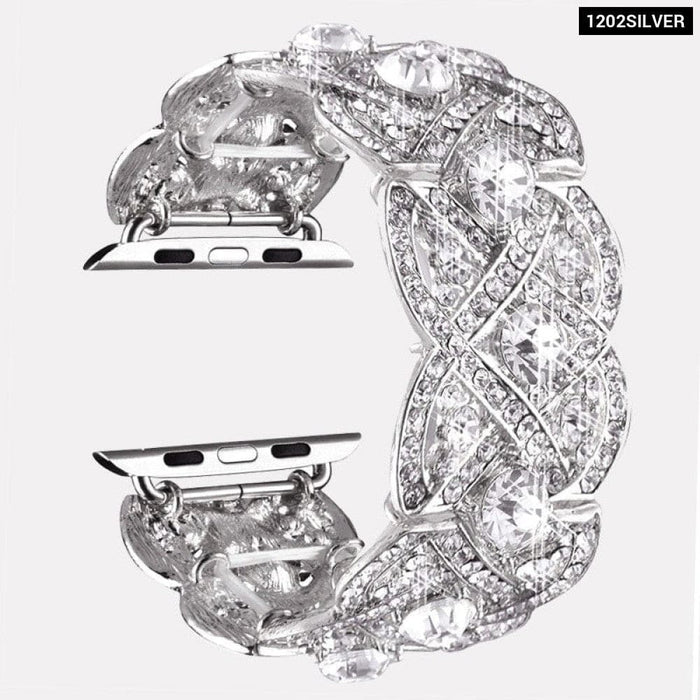 Metal Diamond Wristband Strap for Apple Iwatch