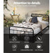 Nz Local Stock-metal Bed Frame Double Size Platform