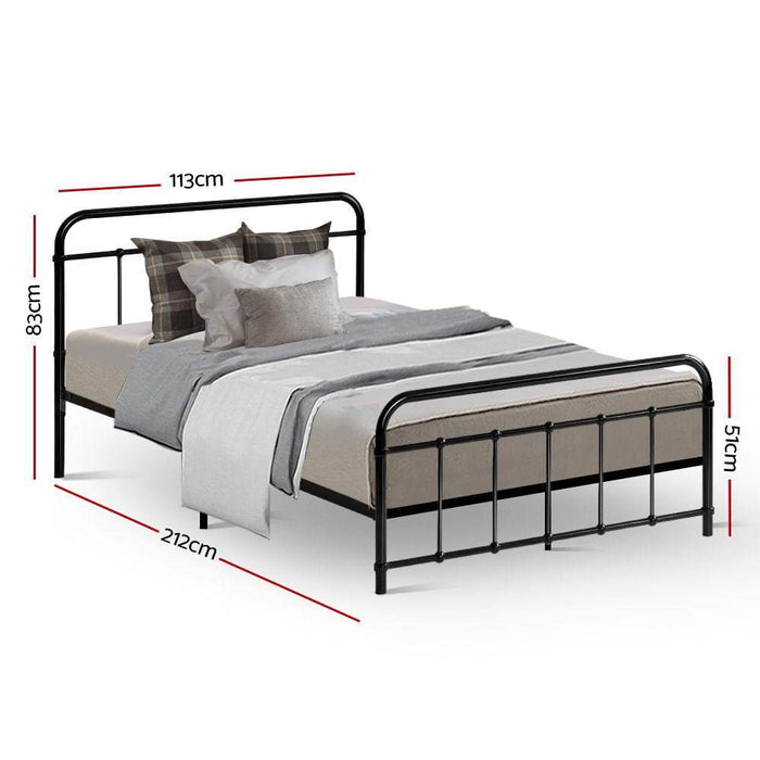 Nz Local Stock-metal Bed Frame Double Size Platform