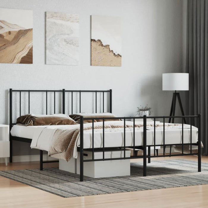 Nz Local Stock-metal Bed Frame with Headboard and Footboard
