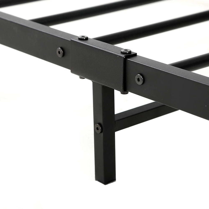 Metal Bed Frame Queen Size Mattress Base Platform