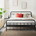 Metal Bed Frame Queen Size Platform Foundation Mattress