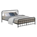 Metal Bed Frame Queen Size Platform Foundation Mattress