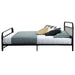 Metal Bed Frame Queen Size Platform Foundation Mattress