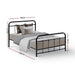 Metal Bed Frame Single Size Platform Foundation Mattress