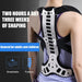 Metal Full Back Brace Posture Corrector Straightener