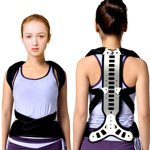 Metal Full Back Brace Posture Corrector Straightener