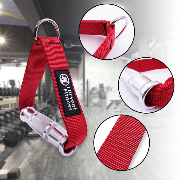 Metal d Handle with Aluminum Alloy Grips for Cable Machine