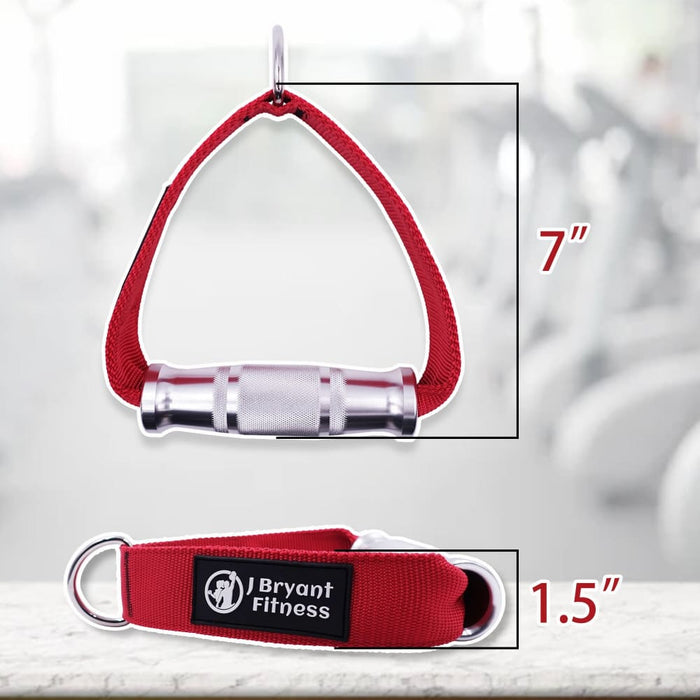 Metal d Handle with Aluminum Alloy Grips for Cable Machine