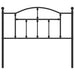 Metal Headboard Black 107 Cm Tptalk