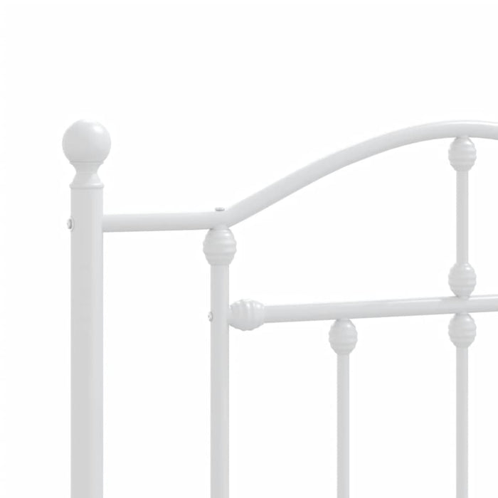 Metal Headboard White 107 Cm Tptpon