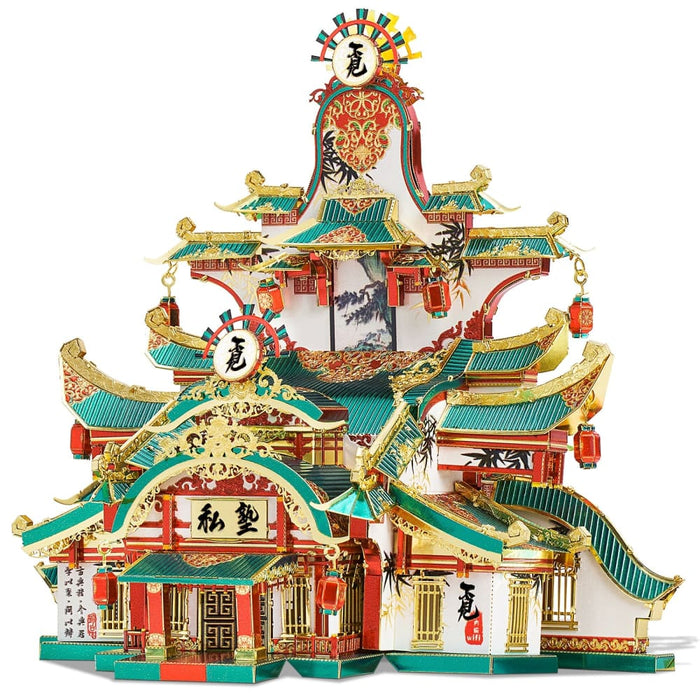 3d Metal Puzzle for Adult Chinese Style Building Kits Diy