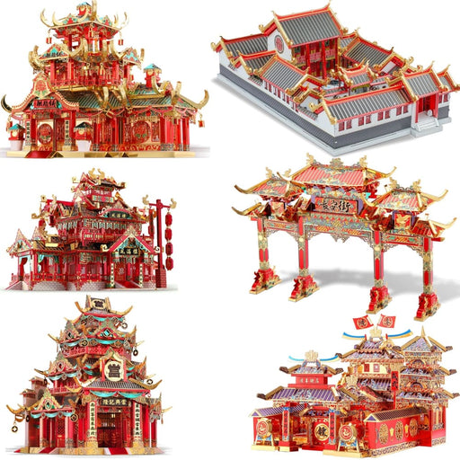 3d Metal Puzzle For Adult Chinese Style Building Kits Diy