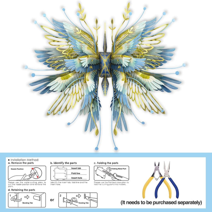 3d Metal Puzzle-aquarius One Thousand Origami Carnes