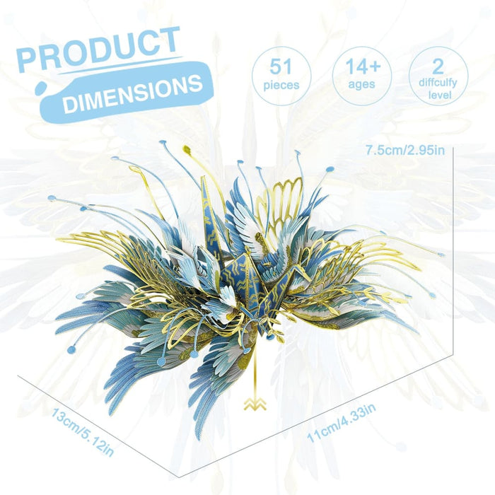 3d Metal Puzzle-aquarius One Thousand Origami Carnes