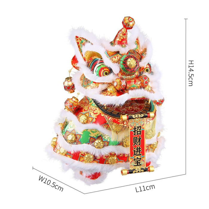 3d Metal Puzzle Chinese Dancing Lion Jigsaw Model Kits