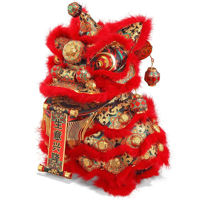 3d Metal Puzzle Chinese Dancing Lion Jigsaw Model Kits