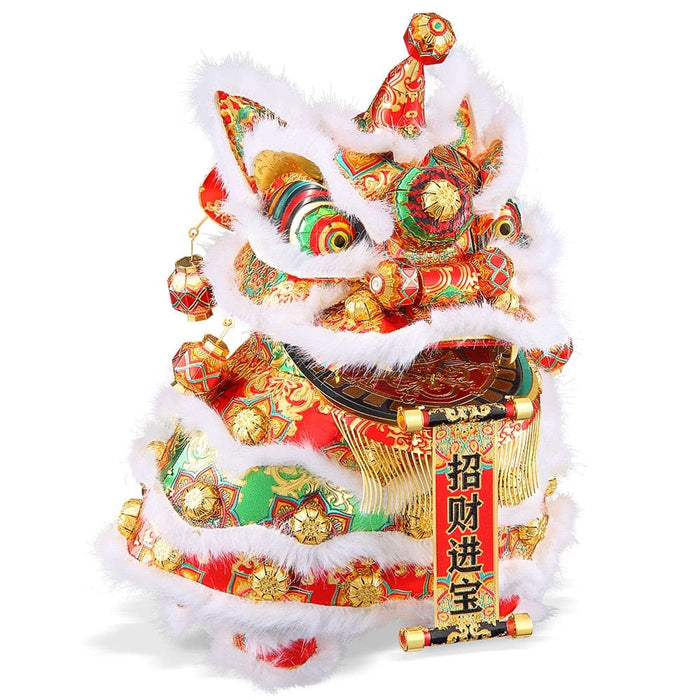 3d Metal Puzzle Chinese Dancing Lion Jigsaw Model Kits
