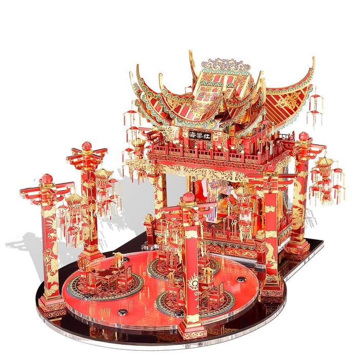 3d Metal Puzzle The Red Crabapple Theater Model Building