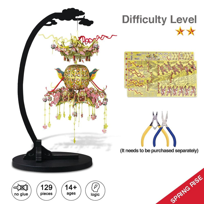 3d Metal Puzzle Different Season Lantern Model Kits