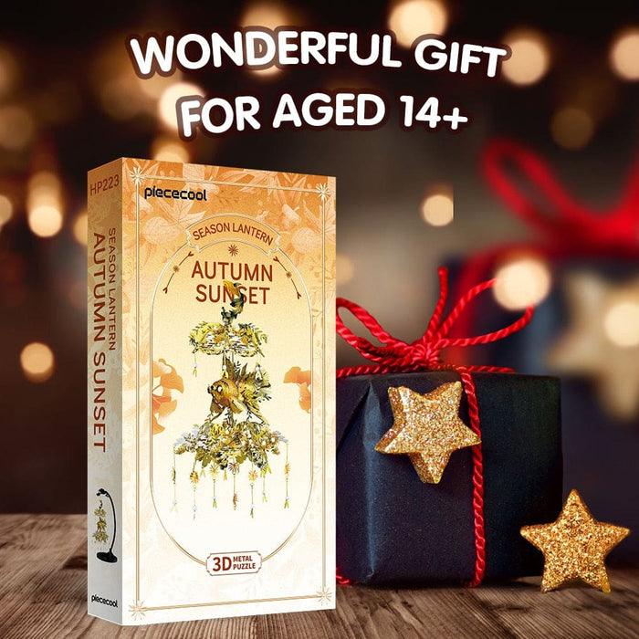 3d Metal Puzzle Different Season Lantern Model Kits