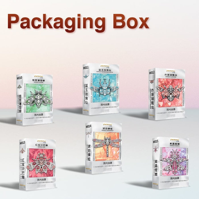 3d Metal Puzzle Insect Brooch Accessories Model Kits