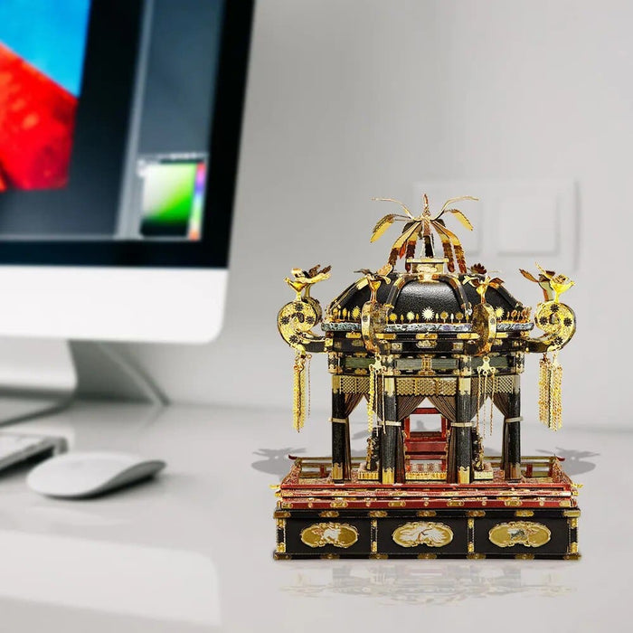 3d Metal Puzzle Japan Takamikura Throne Jigsaw Diy Kits