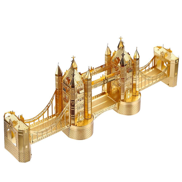 3d Metal Puzzle London Tower Bridge Diy Building Kit Toys
