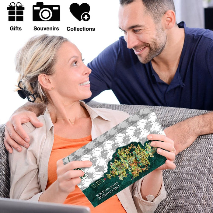 3d Metal Puzzle Diy Model for Adult Lovers Pavilion Brain