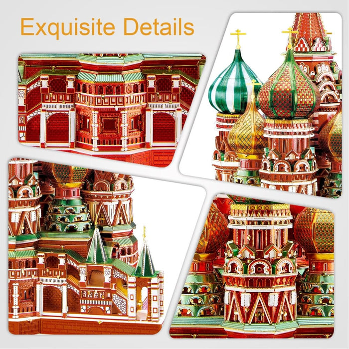 3d Metal Puzzle Model Building Kits-saint Basil’s Cathedral