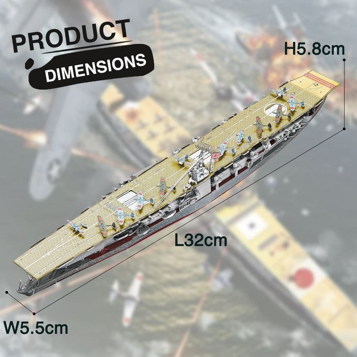 3d Metal Puzzle Teens Akagi Aircraft Carrier Model Kits