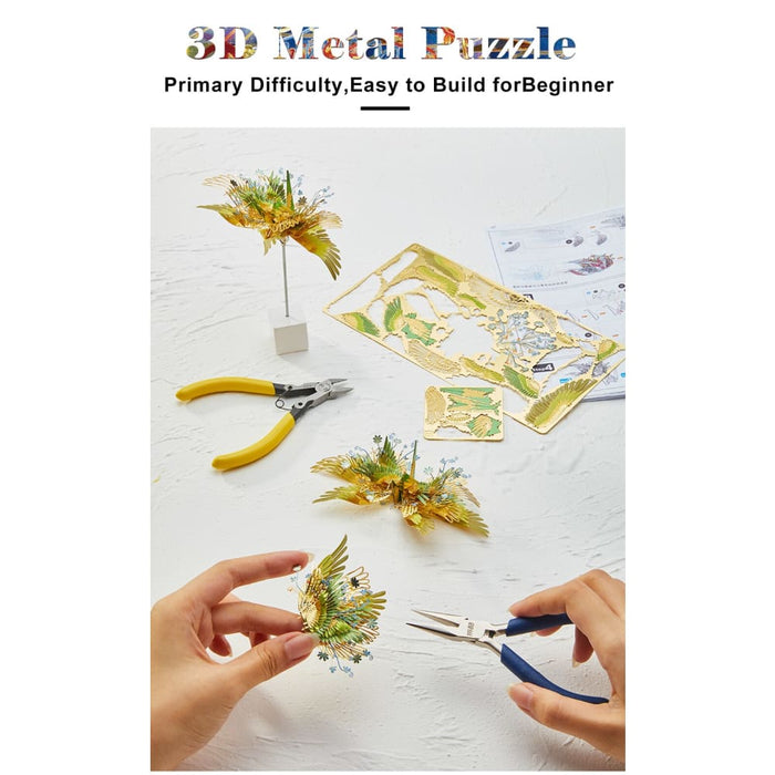 3d Metal Puzzle-one Thousand Origami Cranes for Guard