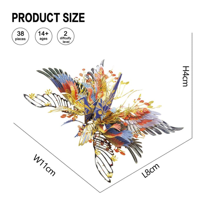 3d Metal Puzzle-one Thousand Origami Cranes for Guard