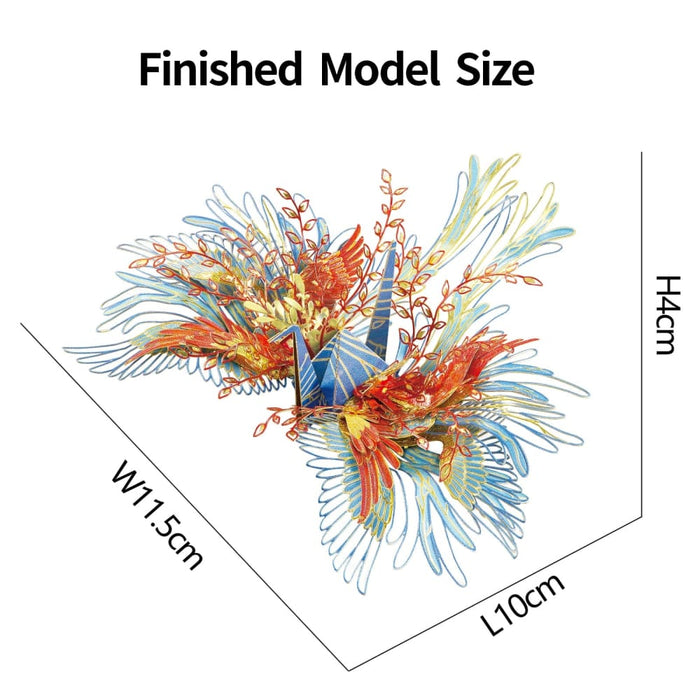 3d Metal Puzzle-one Thousand Origami Cranes for Love Amulet